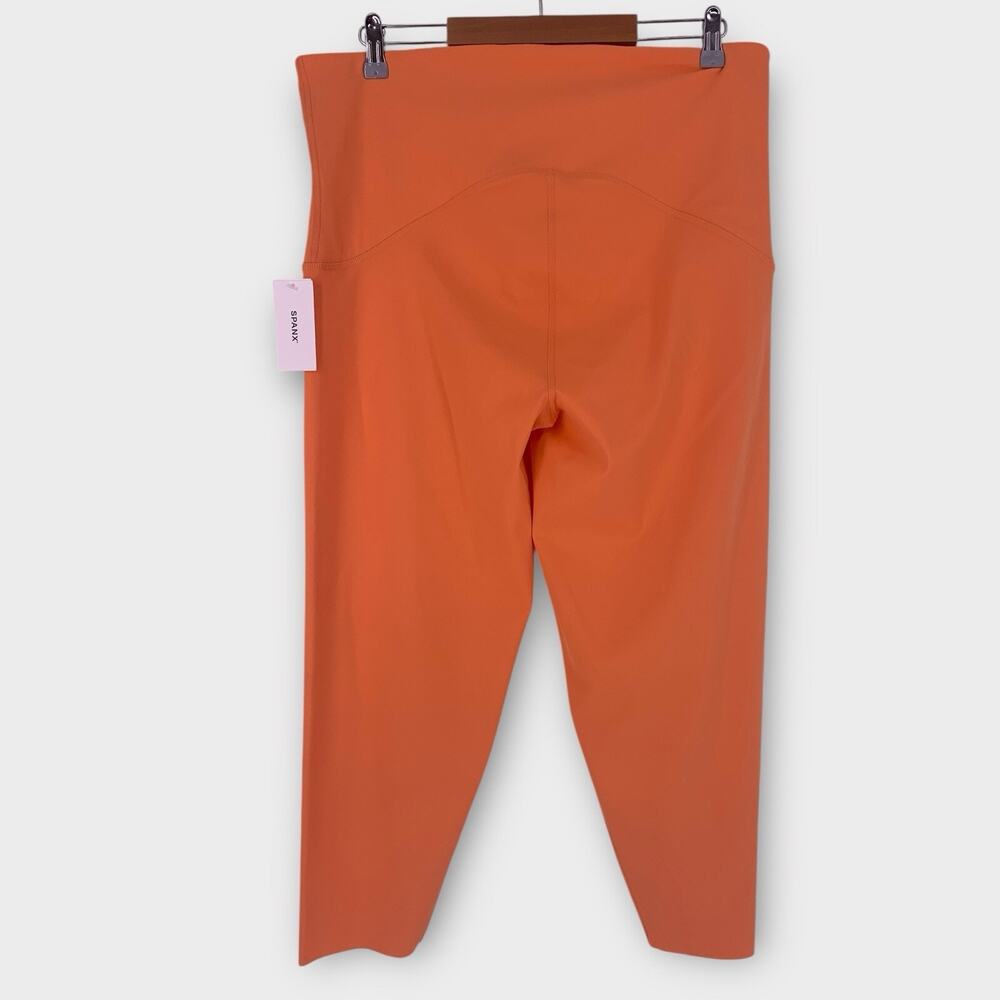NWT Spanx Booty Boost Active 7/8 Leggings In Nectarine Orange Size 2X - Picture 3 of 15